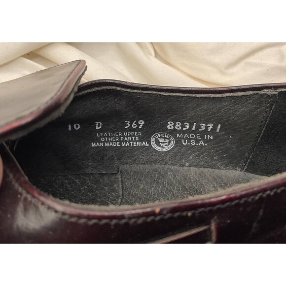 VTG O\'SULLIVAN EXECUTIVE IMPERIAL  10D  OXFORD LEATHER WING‎ TIP DRESS SHOES main image 6